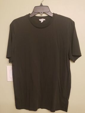 Reiss Light  Black Crewneck Short Sleeve Tee
